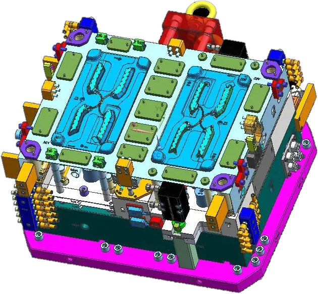 BYD Air-vent ambient light cover mould design
