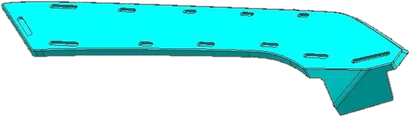 BYD Air-vent ambient light cover, the moulded part