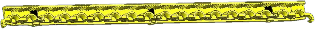 SAIC Motor Decorative strip, the moulded part