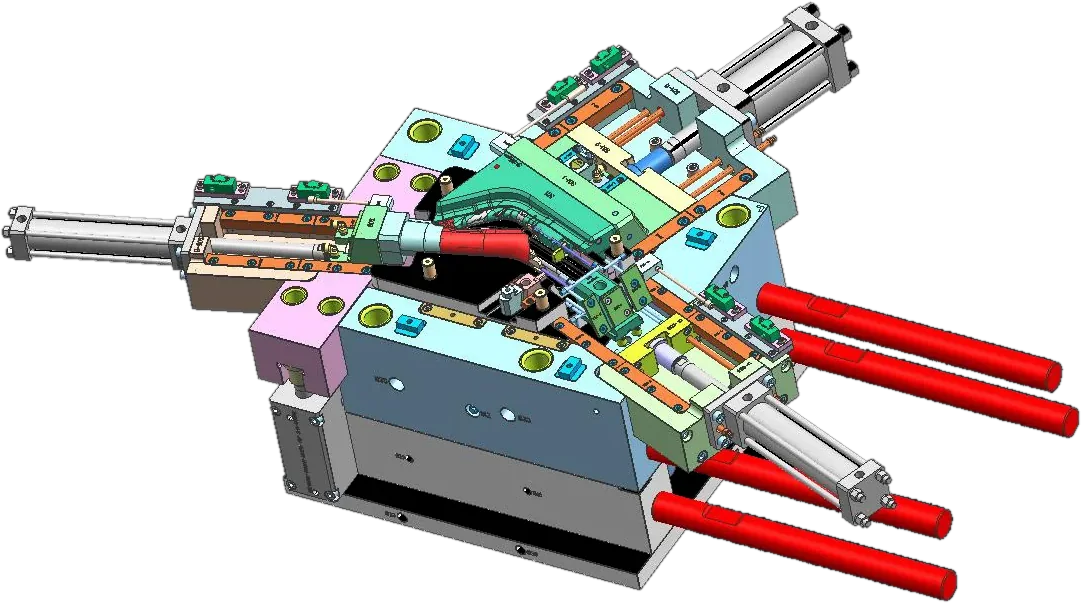 Tesla Car charging gun mould design