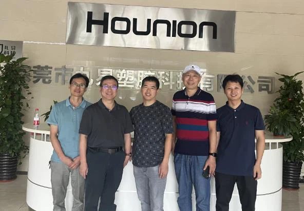 Client visit to the team