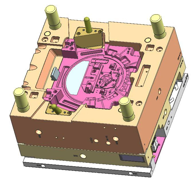 Robot vacuum face shell mould