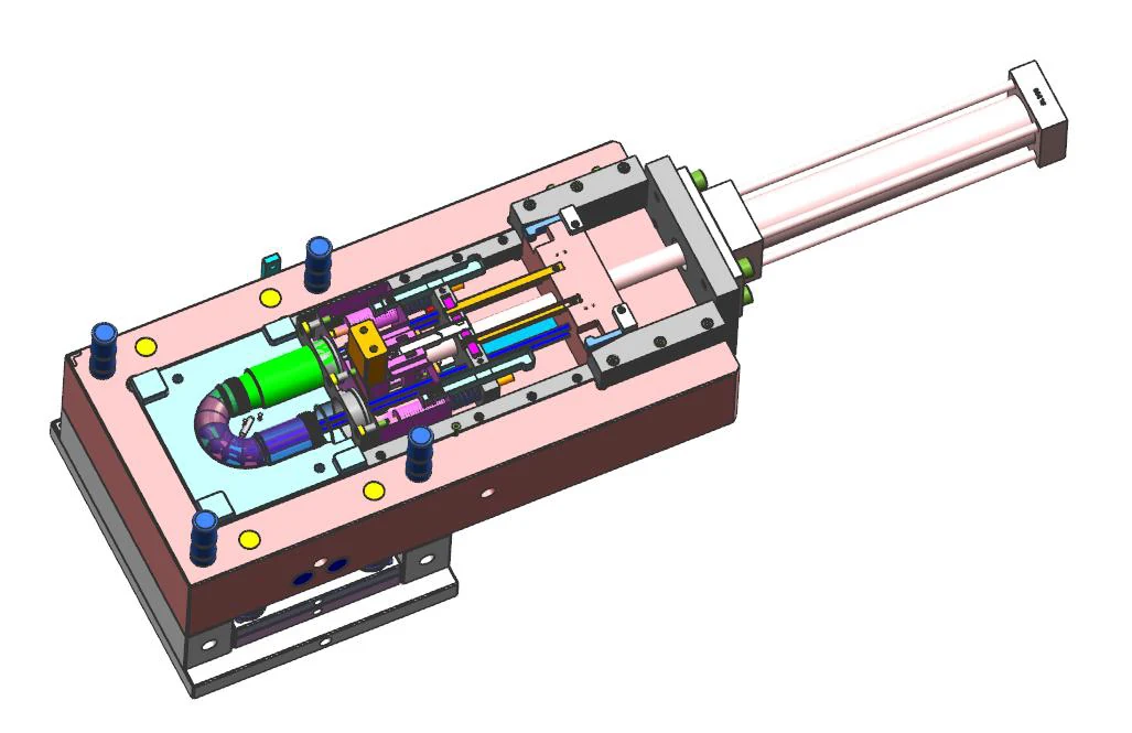180 degree bent-pipe core pull