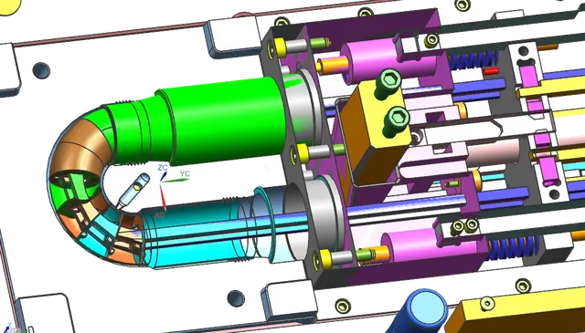 Bent-pipe arc core-pull