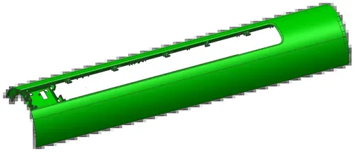 Floor-standing air-conditioner panel · view 2