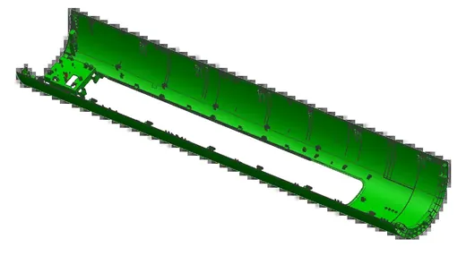 Floor-standing air-conditioner panel · view 4