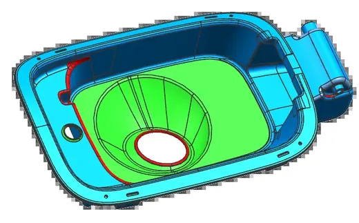 Car fuel-filler pipe · view 2