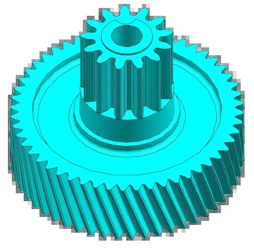 Helical gear · view 1