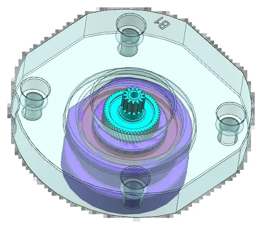 Helical gear · view 2