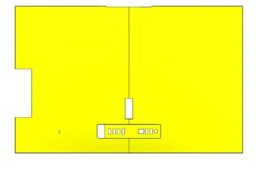 Desktop PC rear cover: reverse (inverted) mould · view 3