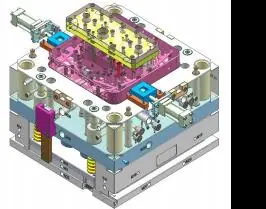Robot vacuum bottom-shell mould