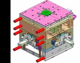 Robot vacuum base-station mould 2