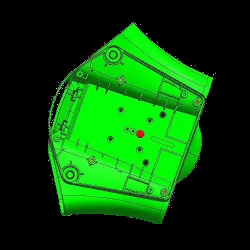 Drone receiver housing