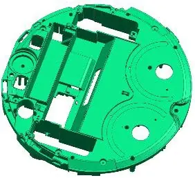 Bottom shell exterior