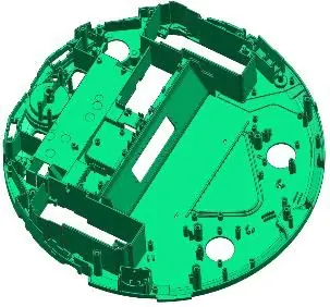 Bottom shell interior