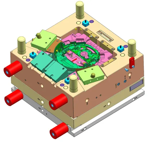 Robot vacuum face-shell cavity