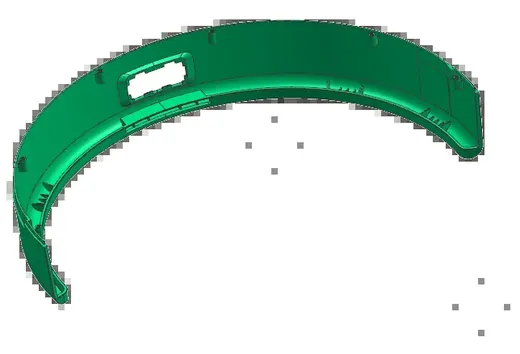 Robot vacuum radar front bumper · view 4