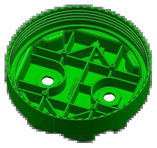 Unscrewing mould with motor drive · view 2