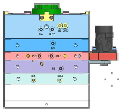 Unscrewing mould with motor drive · view 4